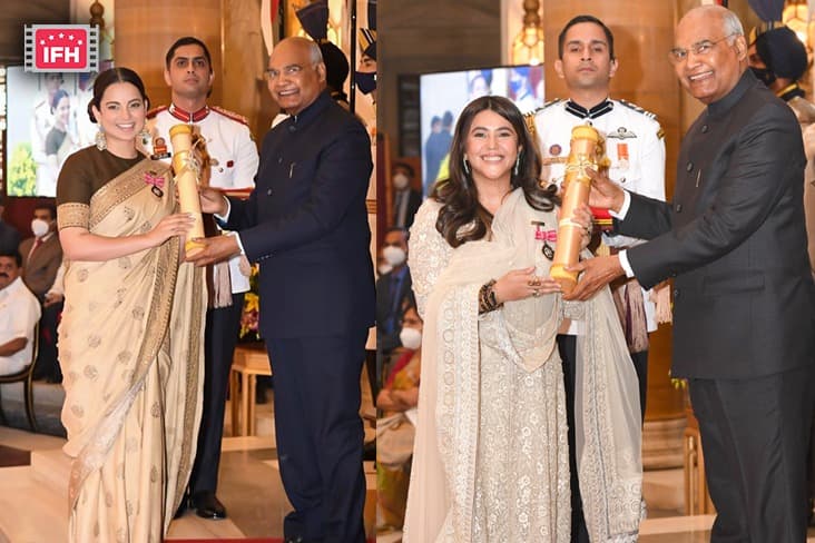 Kangana Ranaut, Ekta Kapoor And Others Honored With Padma Shri