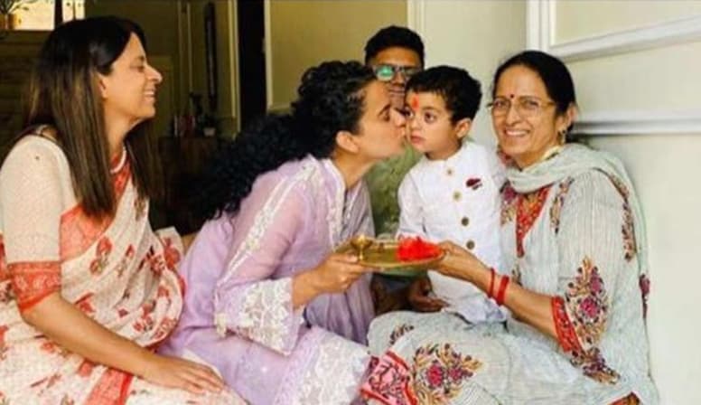 Kangana Ranaut knows how to keep her traditions alive
