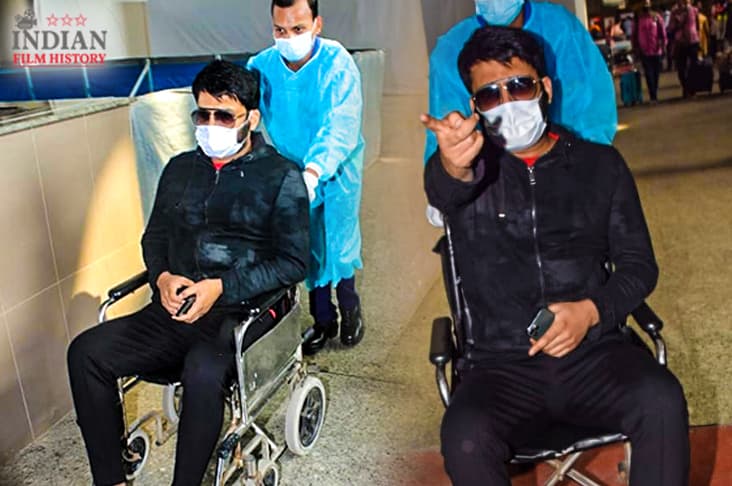 Kapil Sharma Looses His Temper On The Paparazzi Clicking Him On A Wheelchair