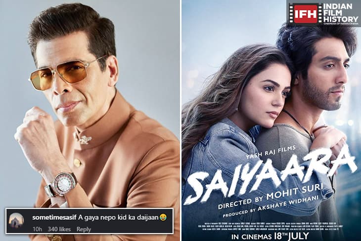 Karan Johar Fires Back After Troll Calls Him 'nepo Kid Ka Daijaan' Over Saiyaara Praise