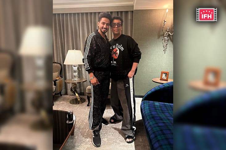 Karan Johar Posed With Faisal Shaikh; Fan's Asked, What Cooking?