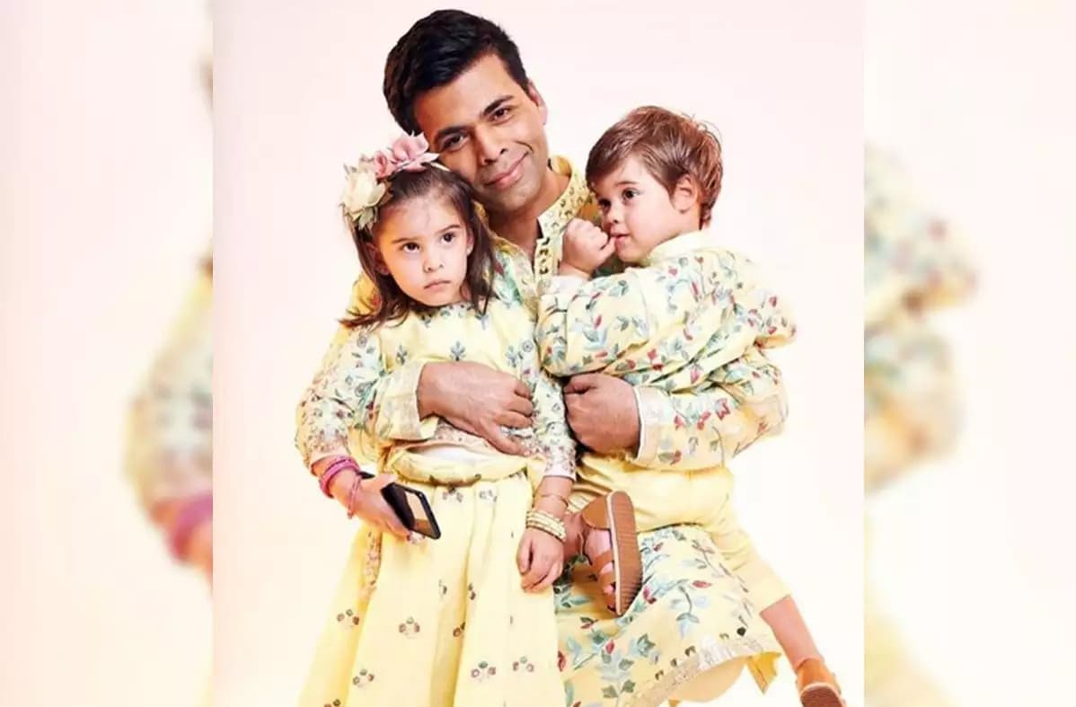 Karan Johar’s adorable Diwali picture with his twins