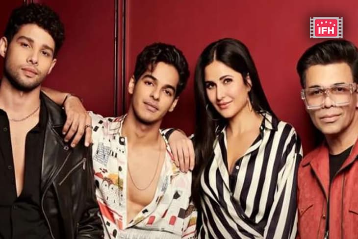 Katrina Kaif, Siddhant Chaturvedi, And Ishaan Khatter Create A Laughter Riot In 'Koffee With Karan' 7