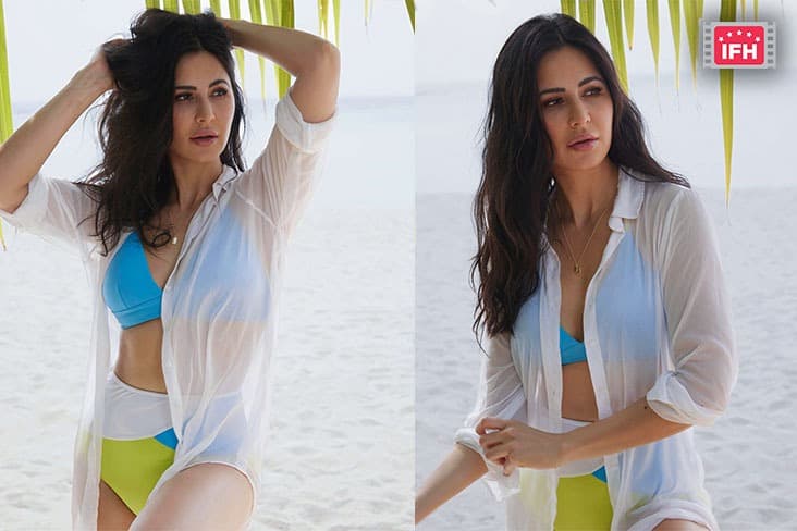 Katrina Kaif Stuns In A Blue-Green Bikini, Fans Envy Vicky Kaushal, Call Him A ‘Lucky Person’