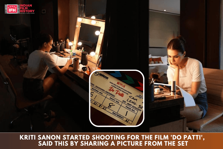 Kriti Sanon Started Shooting For The Film 'Do Patti', Said This By Sharing A Picture From The Set