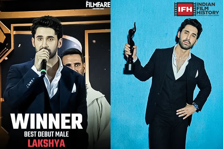 Lakshya Wins The Best Male Debut Award At The 70th Filmfare Awards.