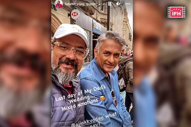 Lokesh Gupte Wraps Up ‘My Dad’s Wedding’ With Ajinkya Deo, Shares BTS Picture From Set
