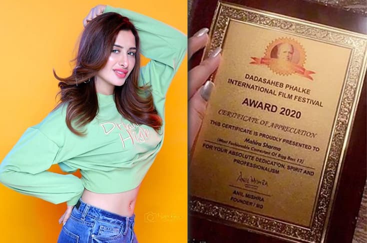 Mahira Sharma Of Bigg Boss 13 Says She Didn’t Forge The Dadasaheb Phalke Appreciation Award
