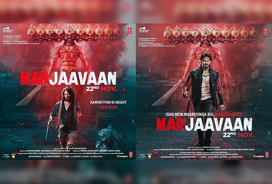 Marjaavaan first look revealed