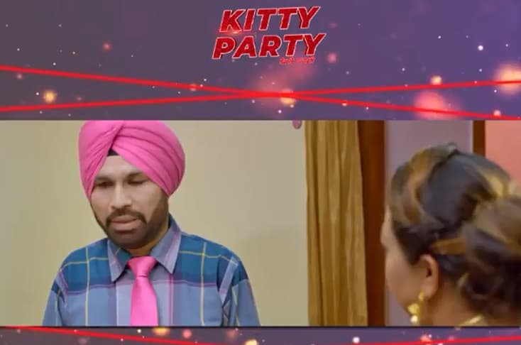 Nav Bajwa shares a funny dialogue video of Kitty Party