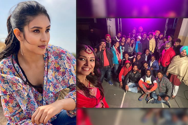 Navneet Kaur Dhillon And Crew Wrap Up Filming Of Mukkaddar