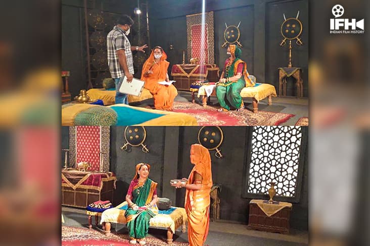 Neena Kulkarni Resumes Shooting Of Swarajya Janani Jijamata In Gujarat