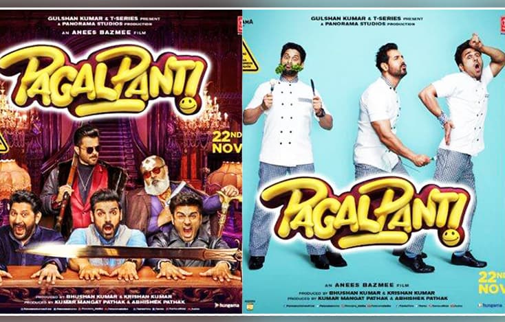 New posters of Pagalpanti revealed