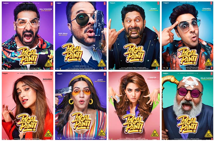 Pagalpanti character poster unveiled