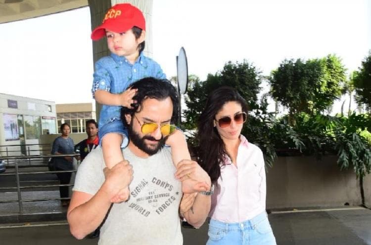 Paparazzi Come To Click Taimur Ali Khan Get Dispersed By Police