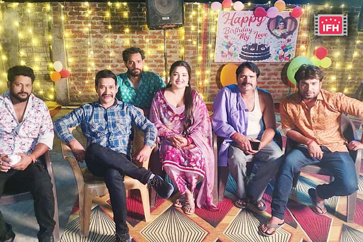 Photos Going Viral From The Set Of Bhojpuri Web Series 'Purvanchal'