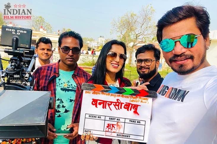 Pravesh Lal Yadav And Sonalika Prasad Commence Shooting Of New Film Banarsi Babu