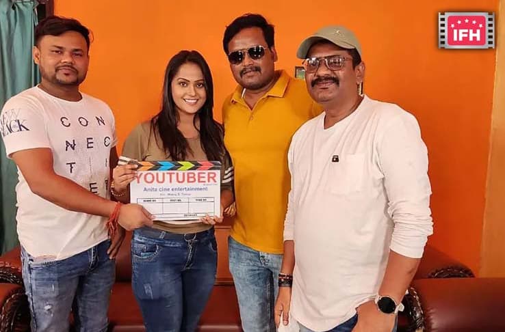 Priti Maurya Begins Shooting For Her Film Youtuber In Dwarka Delhi