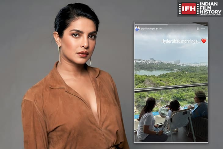 Priyanka Chopra Back In India To SSMB 29 Shoot; Shares Pic Of Daughter Malti In Hyderabad