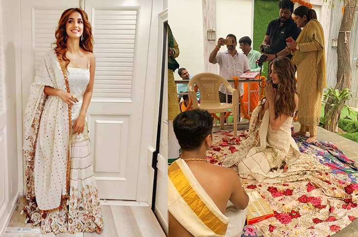 ‘Radhe: Your Most Wanted Bhai’ mahurat pictures shared by Disha Patani