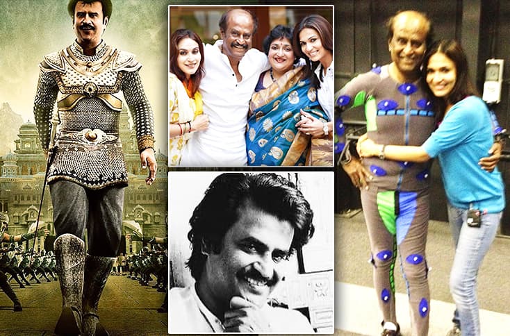 Rajinikanth receives a sweet birthday message from his daughters