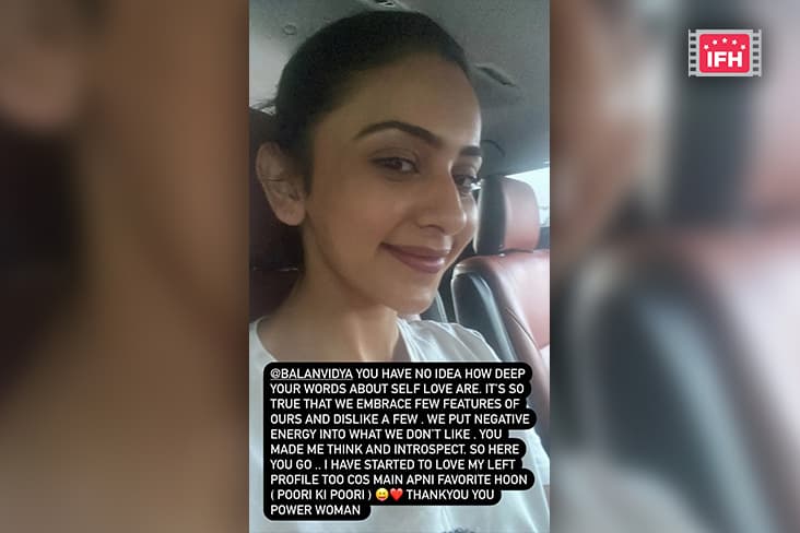 Rakul Preet Singh Says 'Main Apni Favourite Hoon' As She Expresses Gratitude Toward Vidya Balan