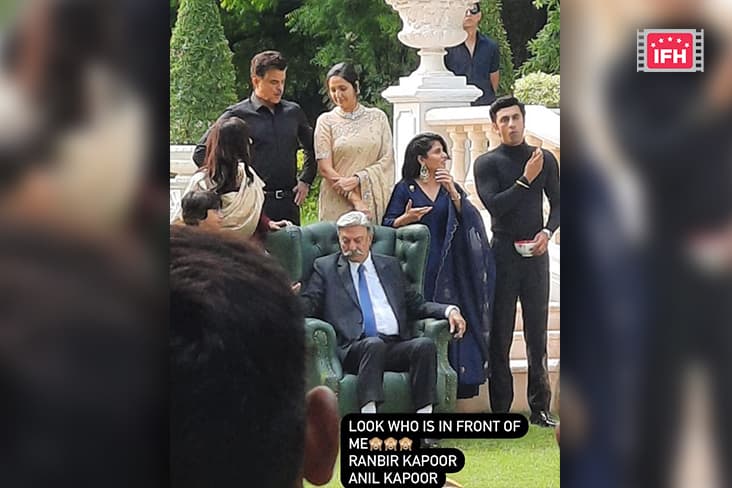 Ranbir Kapoor And Anil Kapoor Twin In Black On Sets Of Animal