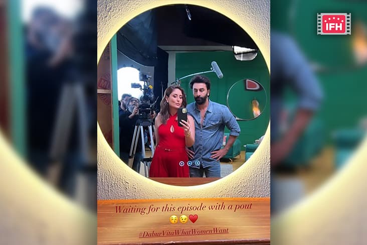 Ranbir Kapoor Learns From Kareena Kapoor Khan How To Take The Perfect Selfie With A Pout.