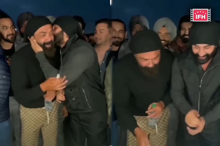 Ranbir Kapoor's Film 'Animal' Wraps Up, Celebrates By Cutting Cake With Bobby Deol.