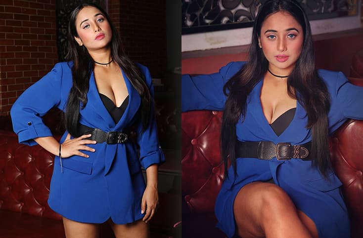 Rani Chatterjee Shows Us Her Killer Looks In A Blue Blazer Dress