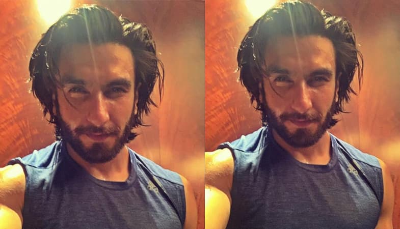 Ranveer Singh shares a post workout selfie on Sunday