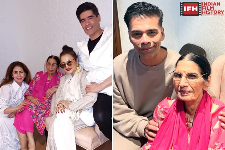 Rekha, Urmila Matondkar & Karan Johar Celebrate Manish Malhotra’s Mother’s Birthday