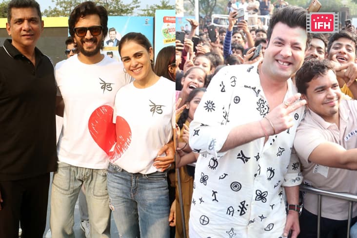 Riteish, Genelia Deshmukh, Varun Sharma, Ganesh Acharya Attended Malad Masti Organised By MLA Aslam Shaikh