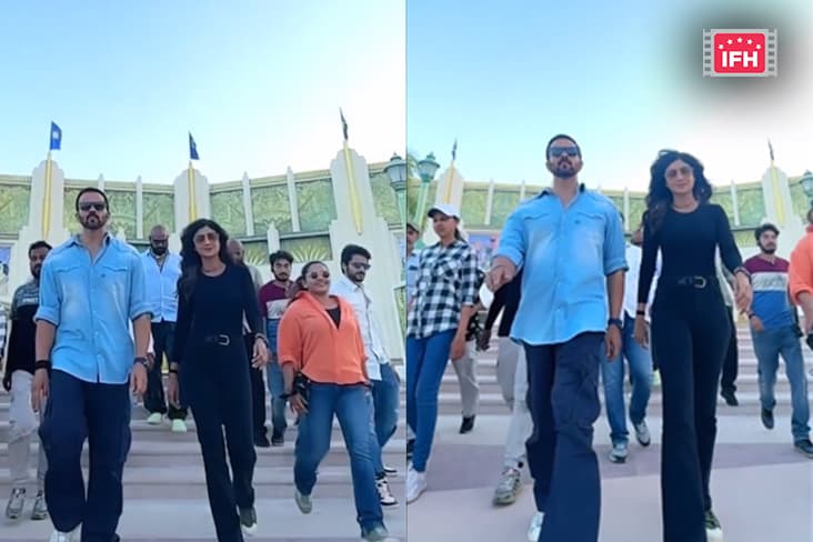 Rohit Shetty Completes Shooting Of 'Indian Police Force', Shows Funny Style With Shilpa Shetty.