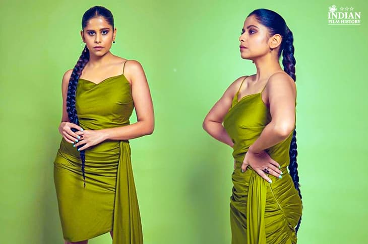Sai Tamhankar Looks Ravishing In Her Green Outfit
