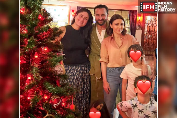 Saif Ali Khan Kareena Kapoor And Soha Ali Khan Officially Kick Off Christmas Celebrations
