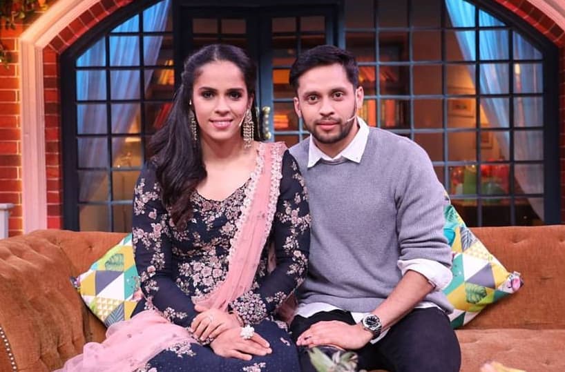 Saina Nehwal With Husband Show Their PDA On The Kapil Sharma Show