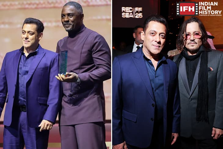 Salman Khan Meets Johnny Depp, Honours Idris Elba At Red Sea Film Festival