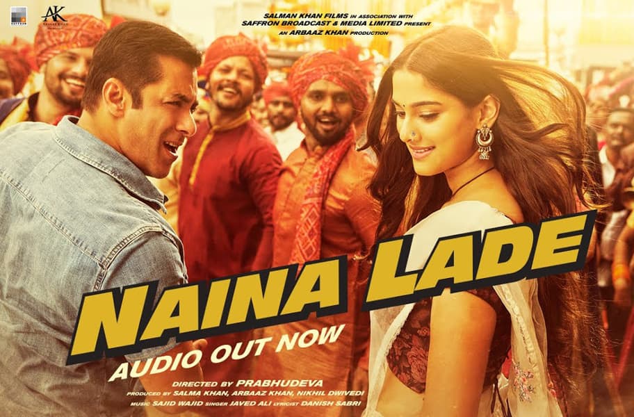 Salman Khan shared the audio of Naina Lade song from Dabangg 3