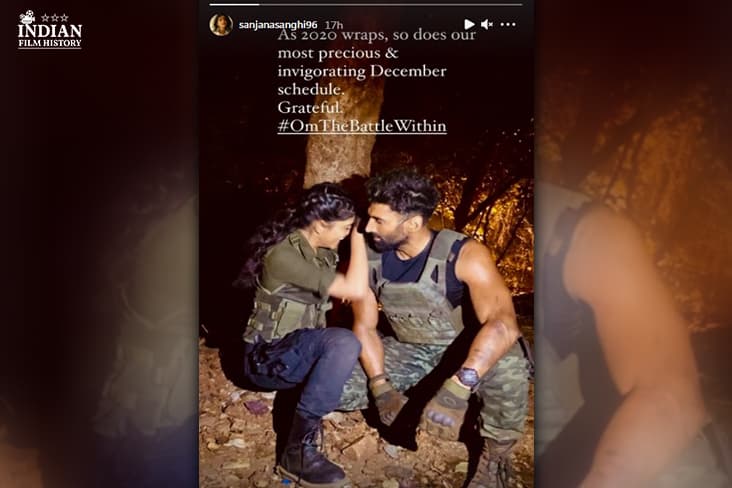 Sanjana Sanghi Wraps Up First Schedule Of Om: The Battle Within