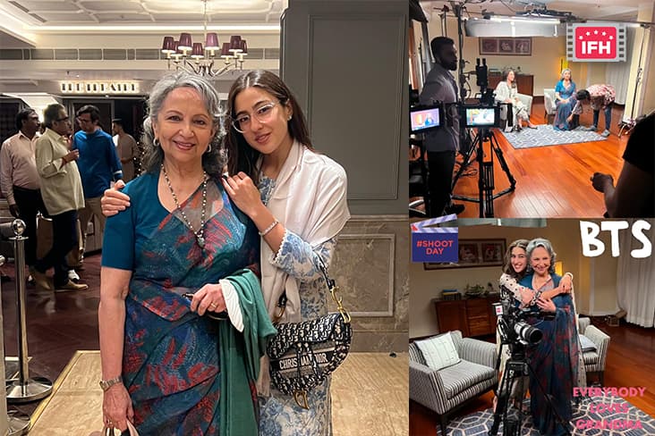Sara Ali Khan Shoots With Grandmother Sharmila Tagore, She Calls Her 'Sapno Ki Rani.'