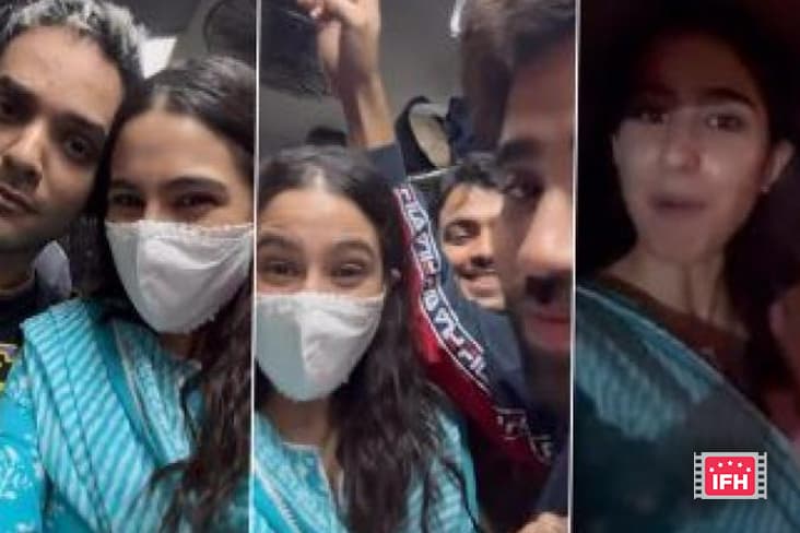 Sara Ali Khan Takes Local Train To Avoid Mumbai Traffic