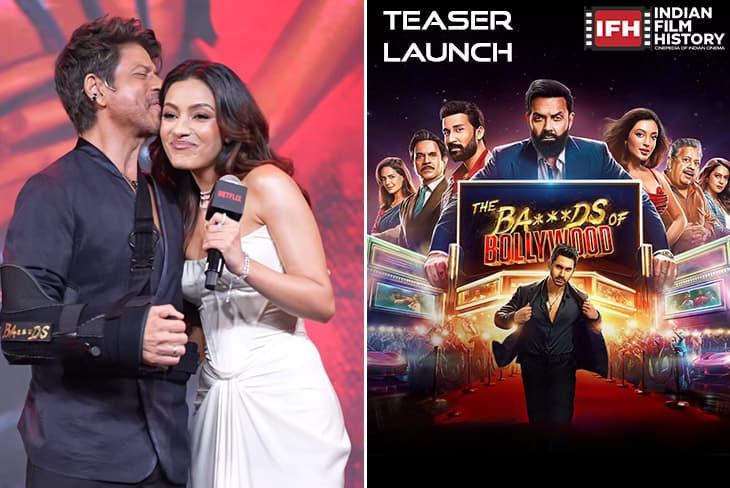 Shah Rukh Khan Praises Sahher Bambba At The Ba*ds Of Bollywood Teaser Launch