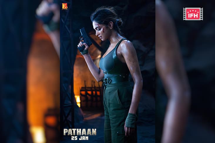 Shah Rukh Khan Shares Deepika Padukone's New Pathaan Look.
