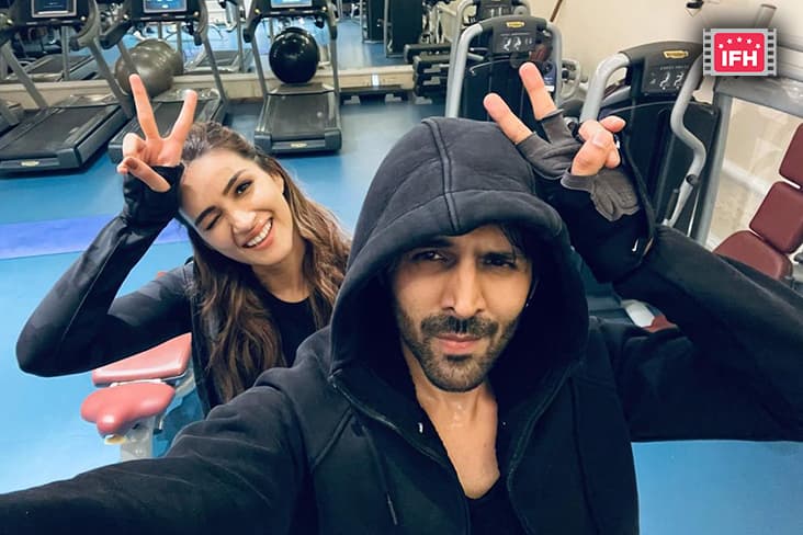 ‘Shehzada’ Stars Kartik Aaryan And Kriti Sanon Break A Sweat In The Gym Together As They Workout