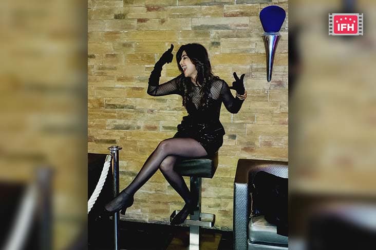 Shilpa Shetty Gave A Bold Pose Wearing An All-Black Color Dress.