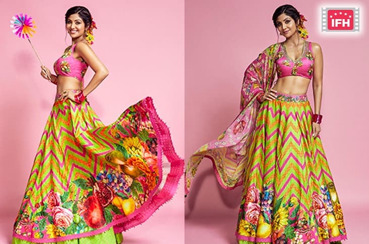Shilpa Shetty Stuns In A Colorful Attire For ‘Super Dancer Chapter 4’