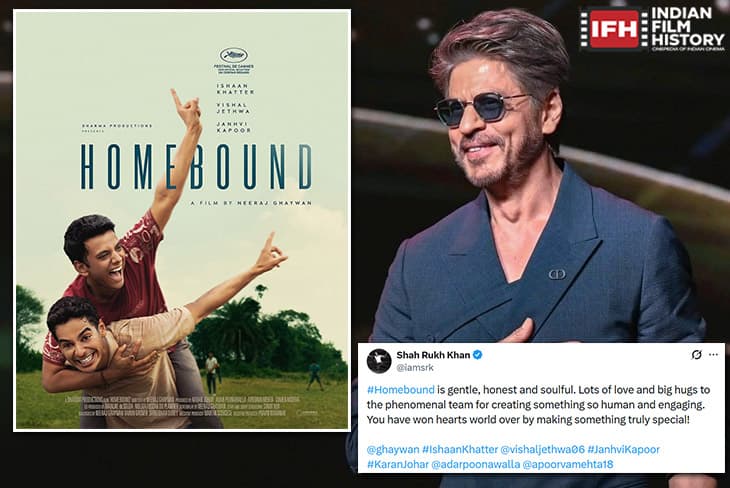 SRK Applauds Homebound For Its Honest And Soulful Story