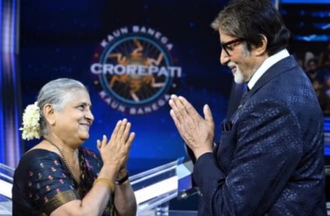 Sudha Murthy Shares Her Philanthropy On Kaun Banega Crorepati