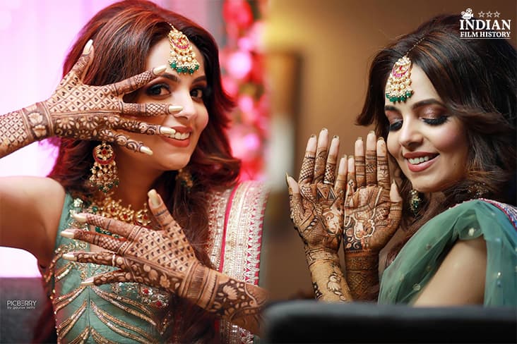 Sugandha Mishra Glows On Her Mehendi Day, Shares Pictures Of The Intimate Ceremony